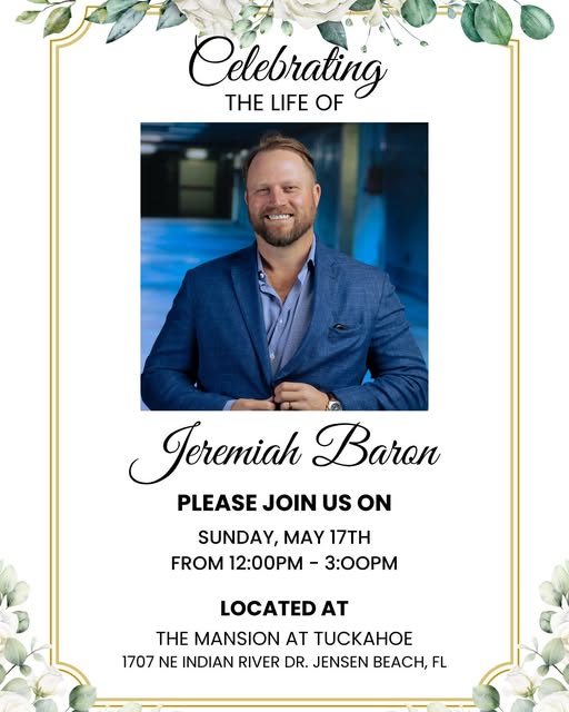 Jeremiah Baron Stuart, Florida Death-Obituary: Family And Friends Invited To Celebrate The Life Of Jeremiah Baron