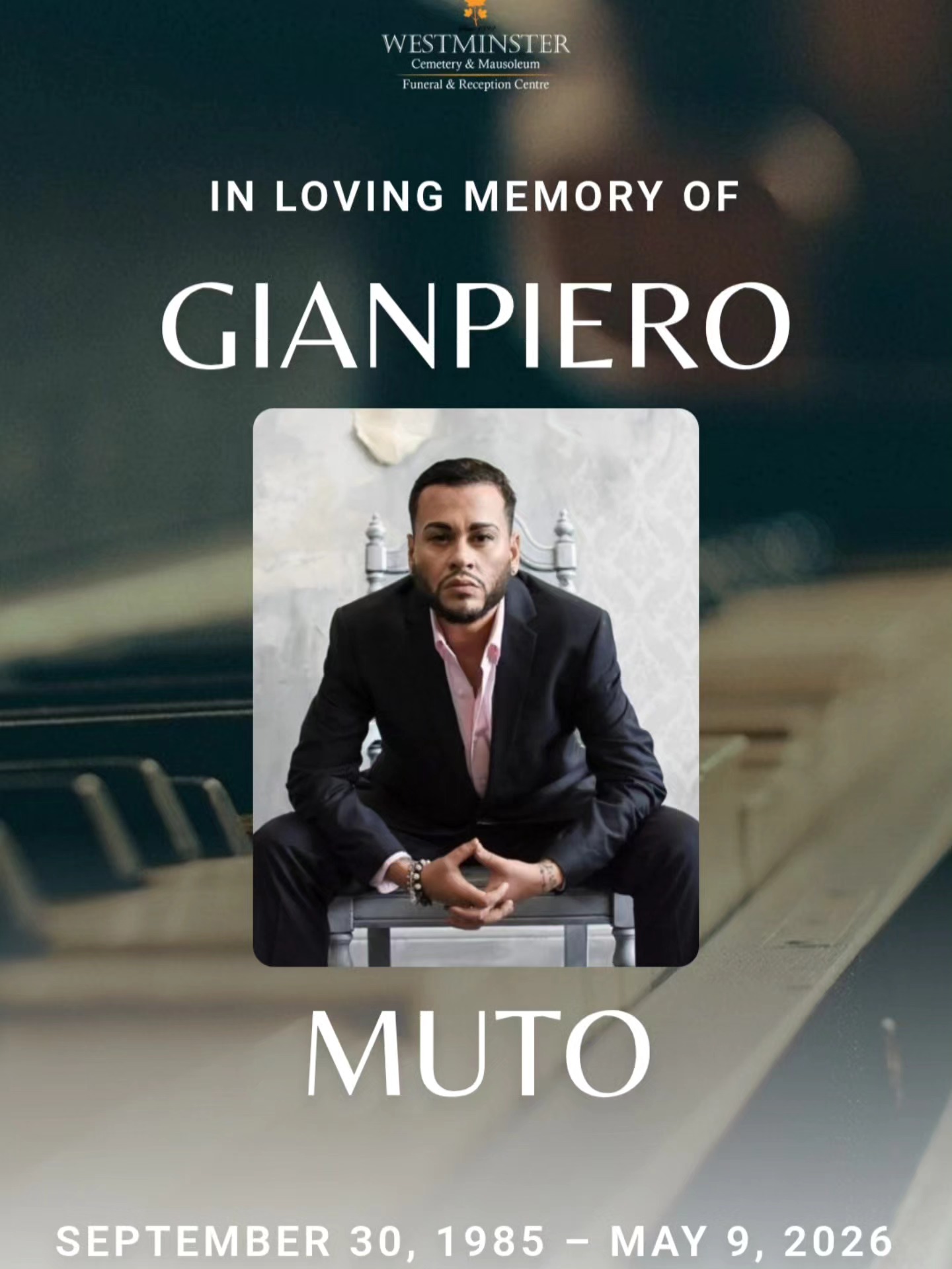 Thiago Derucio Ontario, Canada Obituary: Talented Canadian Based Singer Has Died